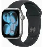 APPLE Watch Series 11 GPS + Cellular 42mm Space Grey Aluminium Case mit Schwarzem