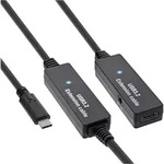 INLINE USB 3,2 Gen,1 Aktiv-Verl&auml;ngerung, USB-C Stecker an USB-C Buchse, 15m