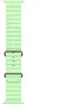 APPLE 49mm Neon Gr&uuml;n Ocean Band - Nat&uuml;rliches Titan-Finish