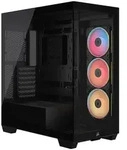 CORSAIR 3500X LX-R RGB iCUE LINK, schwarz, Glasfenster