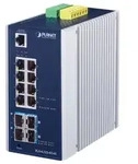 PLANET IGS-6325 Industrial Railmount Gigabit Managed Switch, 8x RJ-45, 4x SFP+