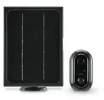 HAMA Outdoor WLAN-Kamera schwarz, inkl. Solarpanel