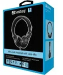 Sandberg MiniJack Headset with Line-Mic