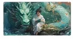 SHARKOON Skiller SGP40 D8, Mouse Mat, 1000x500mm, Big Green Dragon with Japanese Girl
