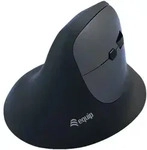 EQUIP Ergonomic Rechargeable Dual Mode Wireless Mouse schwarz, USB/Bluetooth