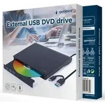 GEMBIRD DVW EXT SLIM DVD-USB-031 black USB-C&3.1 DVD8x CD24x