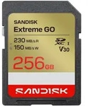 SANDISK Extreme GO R230/W150 SDXC 256GB, UHS-I, Class 10