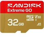 SANDISK Extreme GO R100/W60 microSDHC 32GB, UHS-I U1, A1, Class 10