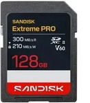 SANDISK Extreme PRO R300/W210 128GB, UHS-II U3, Class 10