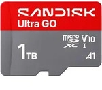 SANDISK Ultra GO R190 microSDXC 1TB, UHS-I U1, A1, Class 10