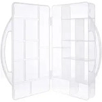 INLINE Kleinteilebox, 11 F&auml;cher, Abmessungen: 271x186x40mm, transparent