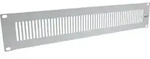 INLINE 19" Blindplatte perforiert, 2HE, RAL 7035 grau