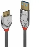 LINDY 7.5m USB 2.0 Typ A an B Kabel, Cromo Line
