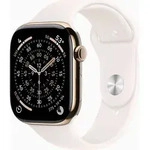 APPLE Watch Series 11 GPS + Cellular 46mm Goldenes Titan Case mit Hellrosa
