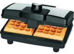 CLATRONIC WA 3606 Waffelautomat f&uuml;r belgische Waffeln, 800 Watt,