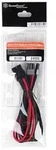SILVERSTONE PCI-8-Pin zu PCIe-6+2-Pin Kabel, 250mm - schwarz/rot