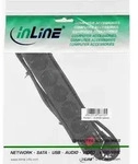 INLINE Steckdosenleiste, schwarz, 6-fach, 6x Schutzkontakt, mit Schalter, 3m