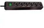 BRENNENSTUHL Eco-Line mit Schalter, 6-fach, 3m, schwarz