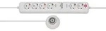 BRENNENSTUHL Eco-Line Comfort mit Schalter 6fach weiss 1,5m