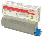 OKI Toner gelb C823 ca. 7.000 Seiten C833/C843