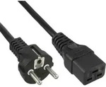 INLINE Netzkabel 16A, Schutzkontakt gerade/IEC320/C19 3m Kaltger&auml;testecker