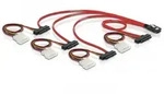 DELOCK Kabel mini SAS 36pin zu 4x SAS 29pin SFF 8087 > 4x SF