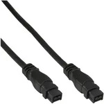 INLINE FireWire Kabel, IEEE1394 9pol Stecker / Stecker, schwarz, 3m
