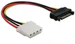 DELOCK Adapter Power SATA 15P/St -> 4P/Bu 12cm