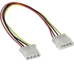 INLINE 4pin Molex Strom-Verl&auml;ngerung 0,50m