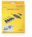 DeLOCK USB 2.0 auf 4x seriell Adapter DB9, 1.40m