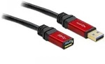 DELOCK Kabel USB 3.0 rot Verlaengerung, St/Bu, 2.0m