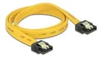 DELOCK SATA Kabel gelb 0.5m, gerade/gerade