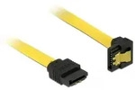 DELOCK SATA 6Gb/s Kabel gelb, unten/gerade Bu/Bu, 0.5m