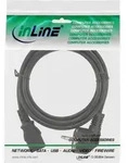 INLINE Netzkabel, Schutzkontakt gewinkelt/C13 St, 5m, Kaltger&auml;testecker