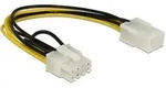 DELOCK Kabel Power PCIE 6 Pin Bu > 8 Pin St