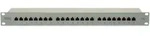 DIGITUS CAT 5e, Klasse D Patch Panel, geschirmt, 24-Port RJ45, 8P8C, LSA, 1HE, Rack