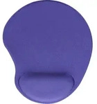 INLINE Maus-Pad, mit Gel Handballenauflage, 230x205x20mm, blau