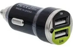 INLINE USB KFZ Ladeger&auml;t Stromadapter, 12/24VDC zu 5V DC/2,1A, Mini
