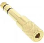 INLINE Audio Adapter, 6,3mm Klinke/3,5mm Klinke Bu, gold, Stereo