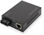 DIGITUS Gigabit Ethernet Medienkonverter, Multimode SC Stecker, 850nm, bis zu 0.5km