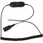 JABRA GN1216 Anschlusskabel QD auf RJ9 gewendelt fuer Avaya one-X