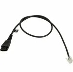 JABRA GN Anschlusskabel QD RJ45 8-polig glatt 0,5m zB fuer Agfeo ST40