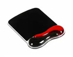 KENSINGTON Mauspad mit Duo Gel-Handgelenkauflage rot/schwarz