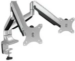 ICY BOX Monitorst&auml;nder mit Tischhalterung f&uuml;r zwei Monitore bis zu 32 (81 cm)