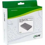 INLINE USB 3,1 Geh&auml;use f&uuml;r 6,35cm (2,5") 6G SATA-Festplatte / SSD, USB Typ C Buchse