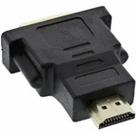 INLINE HDMI-DVI Adapter, HDMI Stecker auf DVI Buchse, 4K2K kompatibel, vergoldete