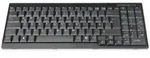 DIGITUS Tastatur f&uuml;r TFT-Konsolen schwarz, Kabel, deutsche Ausf&uuml;hrung