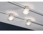 PAULMANN URail Ceiling Topa Dot 1x5,2W Chrom/Klar/Satin 230V Metall/Acryl