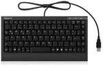 KEYSONIC Tastatur, Mini, SoftSkin, PS/2-USB-Combo, US PS/2-USB-Combo, US
