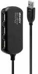 LINDY USB 2.0 Aktiv-Verlaengerung Pro 8m inklusive 4 Port US